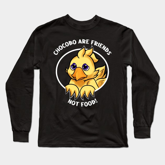 Friends Not Food Long Sleeve T-Shirt by SwagzStreamingMerch